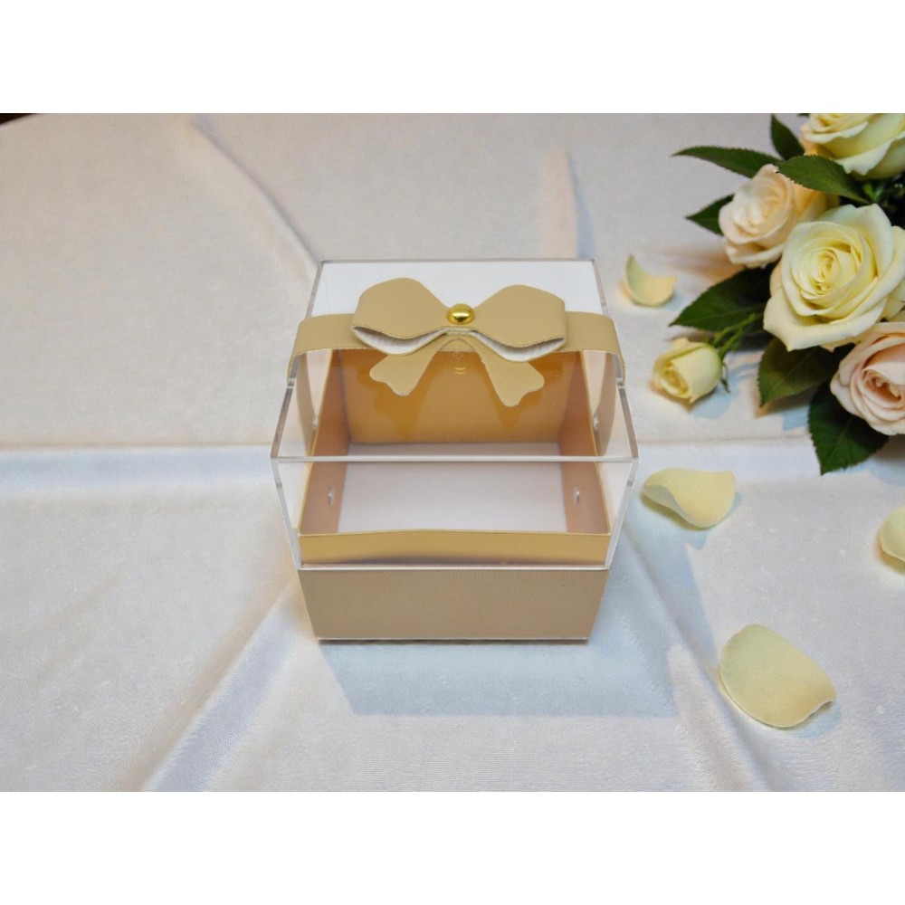 SCATOLA PVC ORO CM.10X10